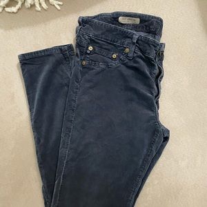 AG ultra fine corduroy “jegging” fit jean